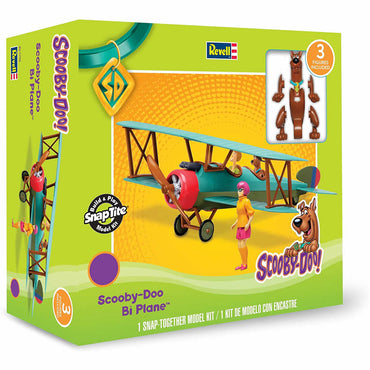 REV1995 Scooby Doo Biplane 1/20 Scale Plastic Model Kit (ONLINE ORDER ONLY)