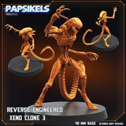 3D Printed Papsikels Reverse Engineered Xeno Clone Set October 2024 SciFi 28mm 32mm (Online Only)