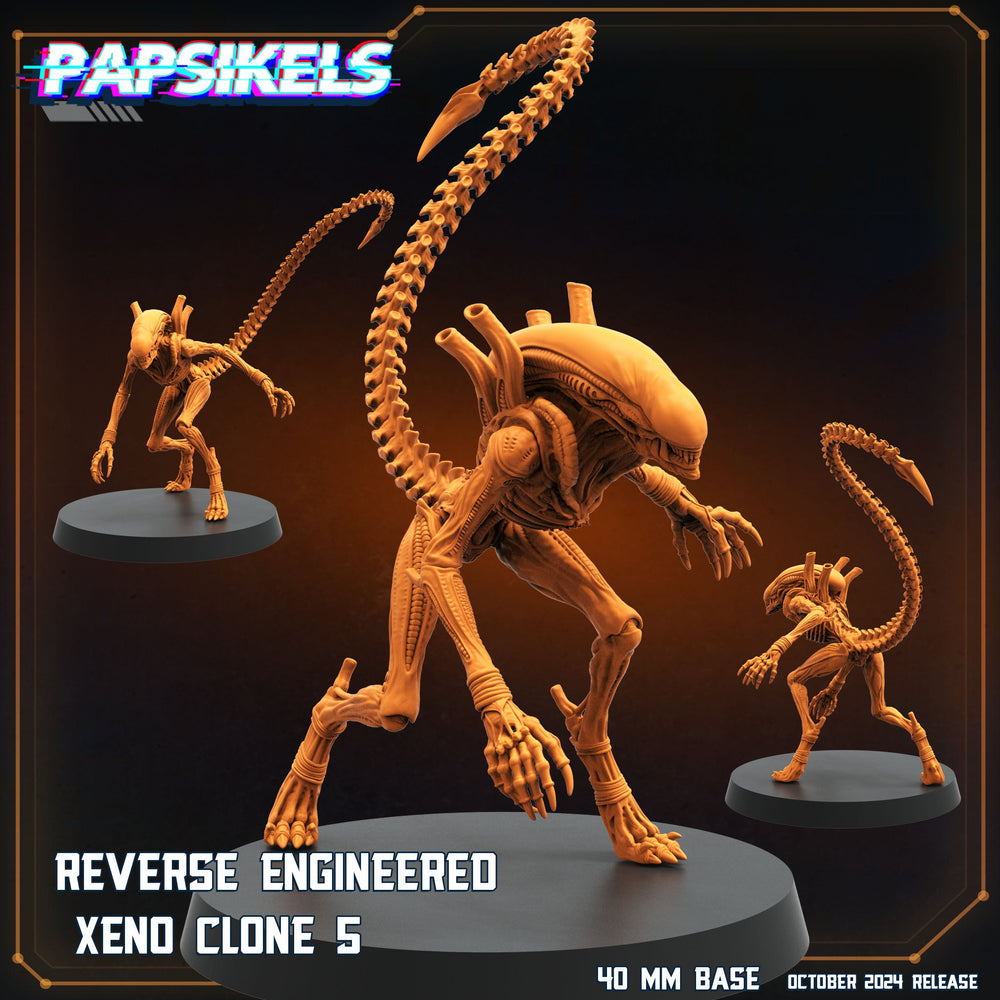 3D Printed Papsikels Reverse Engineered Xeno Clone Set October 2024 SciFi 28mm 32mm (Online Only)