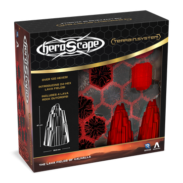 Heroscape: The Lava Fields of Valhalla Terrain Expansion (ONLINE ORDER ONLY)