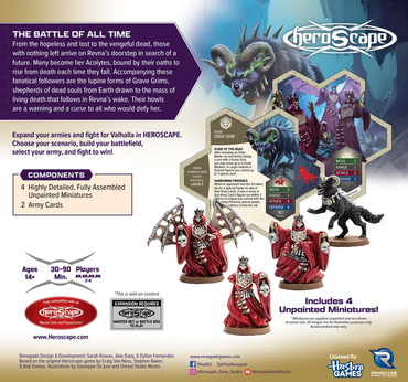Heroscape: Revnan Acolytes & Grave Grim Common Army Expansion (ONLINE ORDER ONLY)