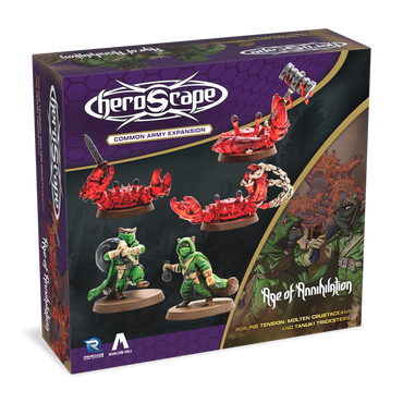 Heroscape: Molten Crustaceans & Tanuki Tricksters Common Army Expansion (ONLINE ORDER ONLY)