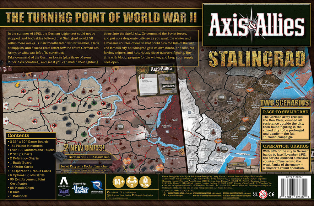 Axis & Allies: Stalingrad (ONLINE ORDER ONLY)