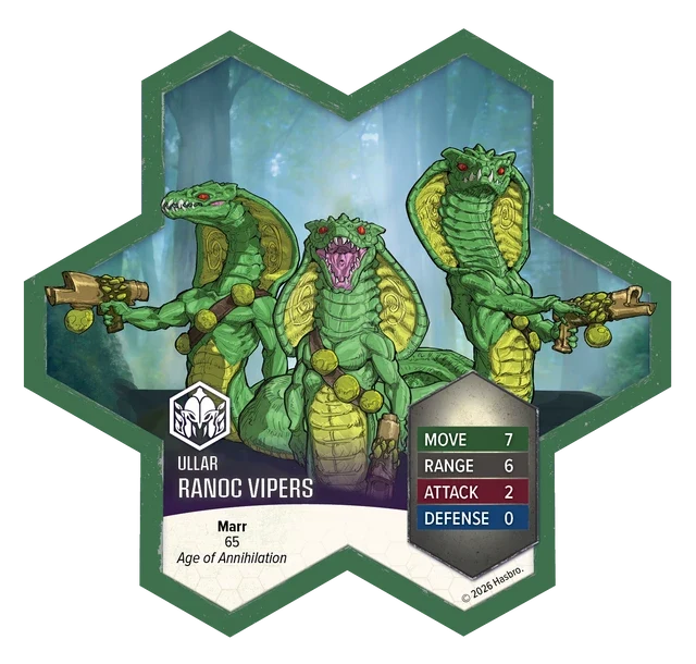 Heroscape: Age of Annihilation - Elites of Ullar & Ranoc Vipers - Common Army Expansion