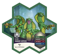 Heroscape: Age of Annihilation - Elites of Ullar & Ranoc Vipers - Common Army Expansion