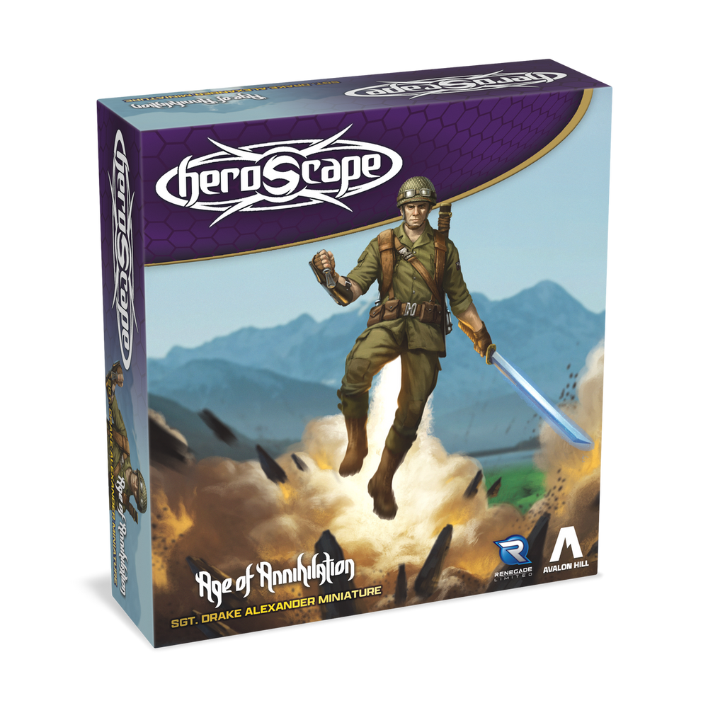 Heroscape: Age of Annihilation - Sgt. Drake Alexander Miniature Promo