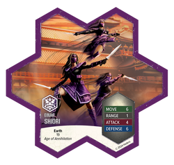 Heroscape: Age of Annihilation - Shiori Miniature Promo