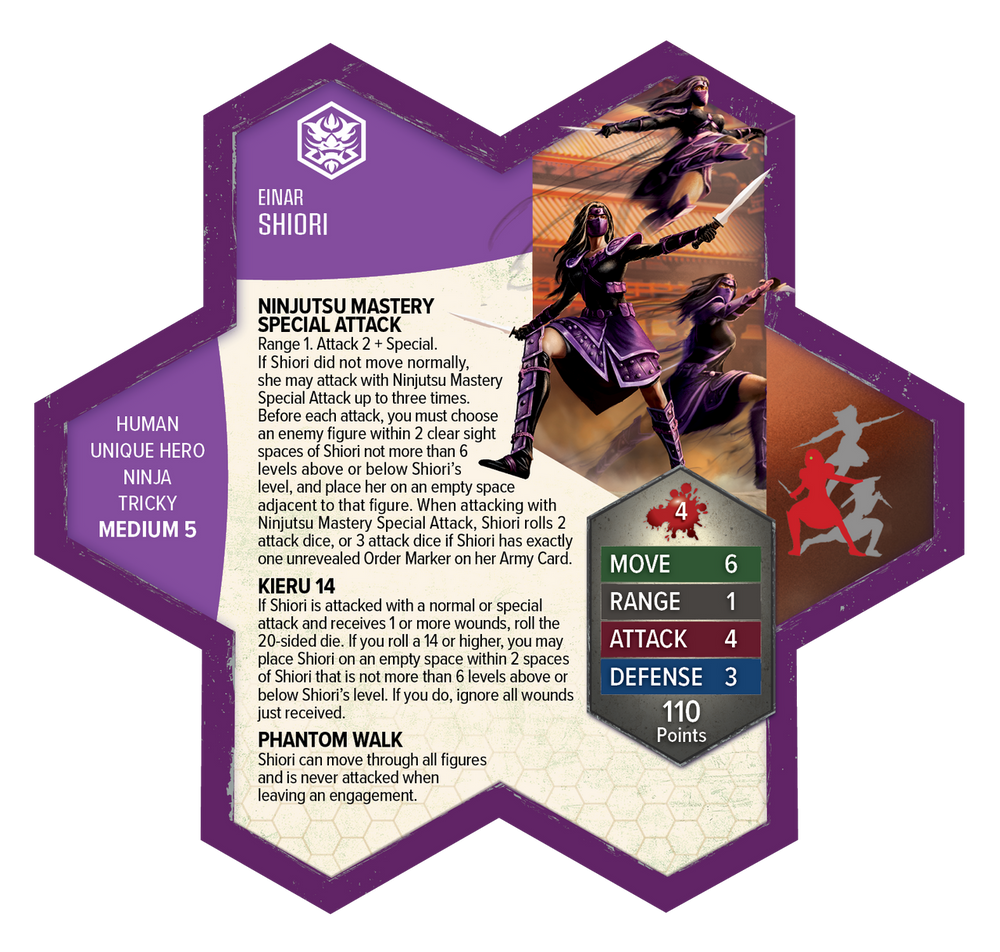 Heroscape: Age of Annihilation - Shiori Miniature Promo