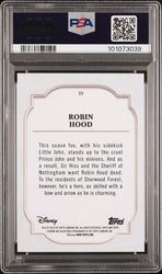 Graded 2024 Topps Chrome Disney Robin Hood #35 /28 Red & Black Refractor PSA 10 Gem Mint