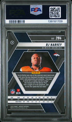 Graded 2025 Panini Mosaic RJ Harvey #284 Variation Rookie RC Football Card PSA 10 Gem Mint (ONLINE ORDER ONLY)