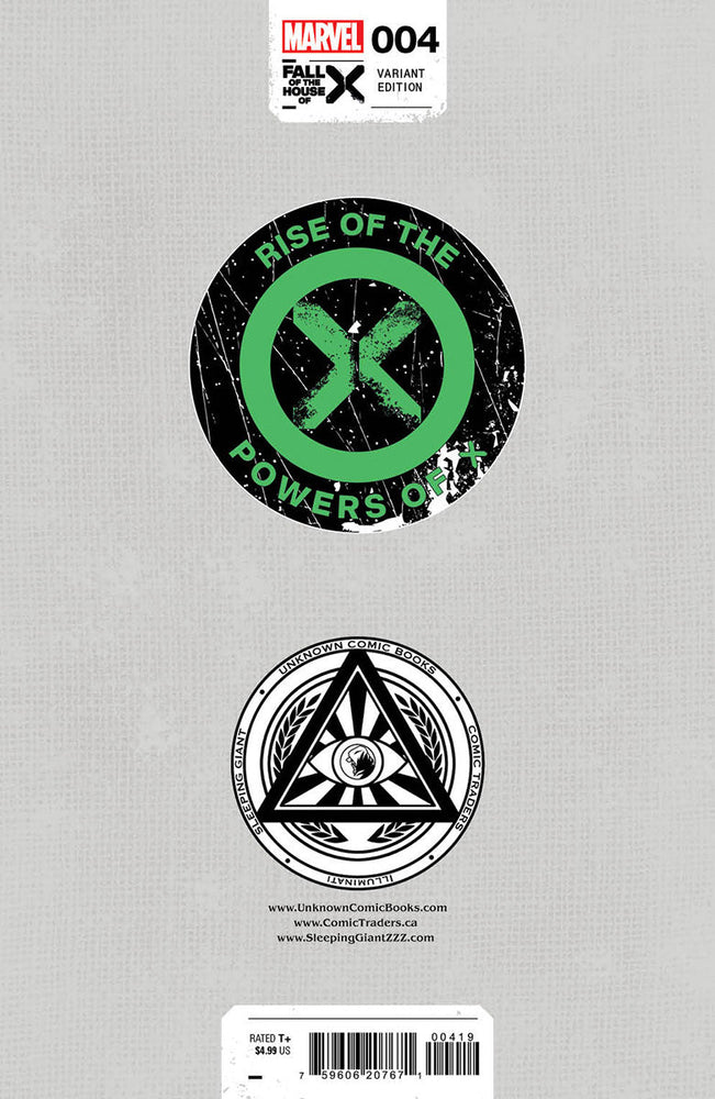 Rise Of The Powers Of X #4 Unknown Comics David Nakayama Exclusive Virgin Variant [Fhx]  (04/24/2024) (Online Only)