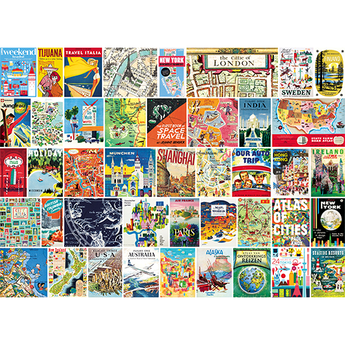 Puzzle: Vintage Atlas (ONLINE ORDER ONLY)