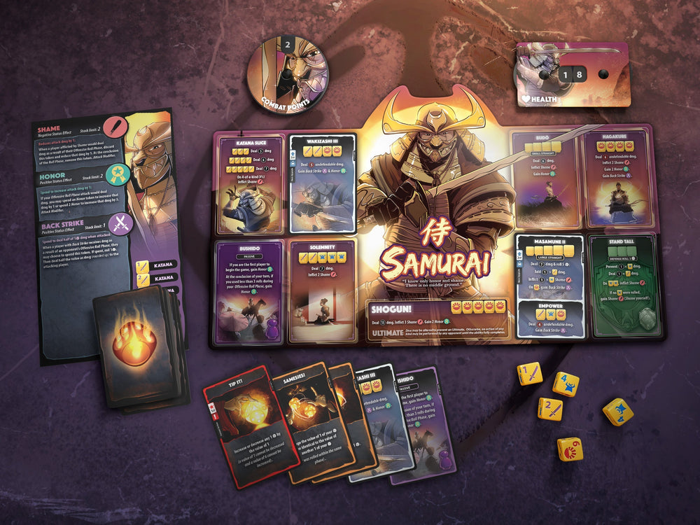 Dice Throne: Season Two - Gunslinger vs Samurai (ONLINE ORDER ONLY)