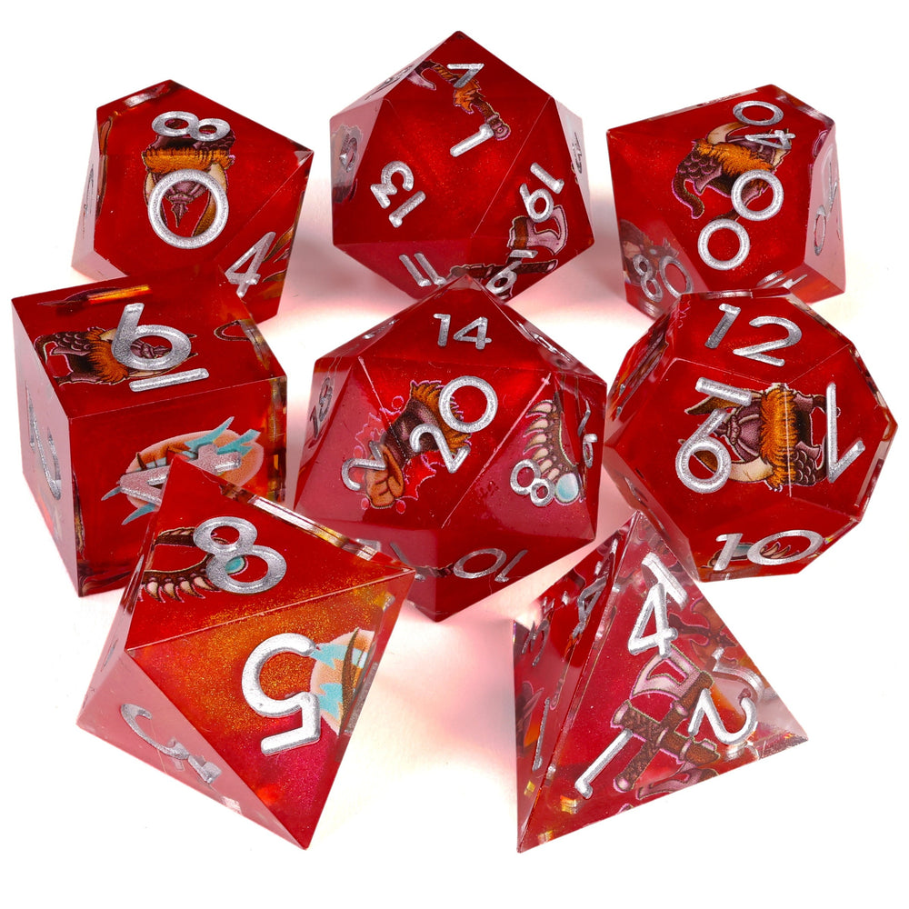 The Barbarian | 8-Piece RPG Set | Baron's Signature Series (ONLINE ORDER ONLY)