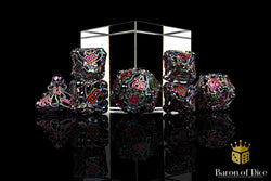 Denizens of the Deep Iridescent Metal RPG Dice Set | 7 Pieces