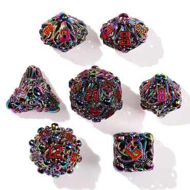 Denizens of the Deep Iridescent Metal RPG Dice Set | 7 Pieces