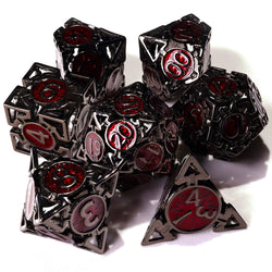 Which Way is Up? Metal RPG Dice Set | 7 Pieces