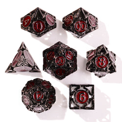 Which Way is Up? Metal RPG Dice Set | 7 Pieces