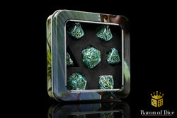 Undead Legion Metal RPG Dice Set | 7 Pieces