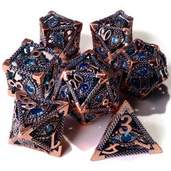 Eye of Providence Metal RPG Dice Set | 7 Pieces