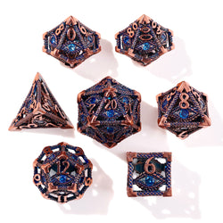 Eye of Providence Metal RPG Dice Set | 7 Pieces