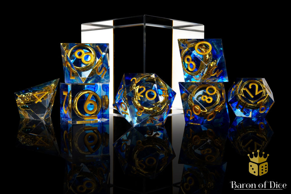 Lost Ring Sharp Edge RPG Dice Set | 7 Pieces (ONLINE ORDER ONLY)