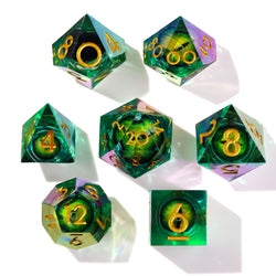 Dragon's Eye Liquid Core RPG Dice Set | 7 Pieces
