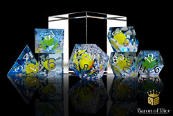 Rubber Duck Sharp Corner RPG Dice Set | 7 Pieces
