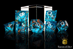 Sunken Treasure Liquid Core RPG Dice Set | 7 Pieces