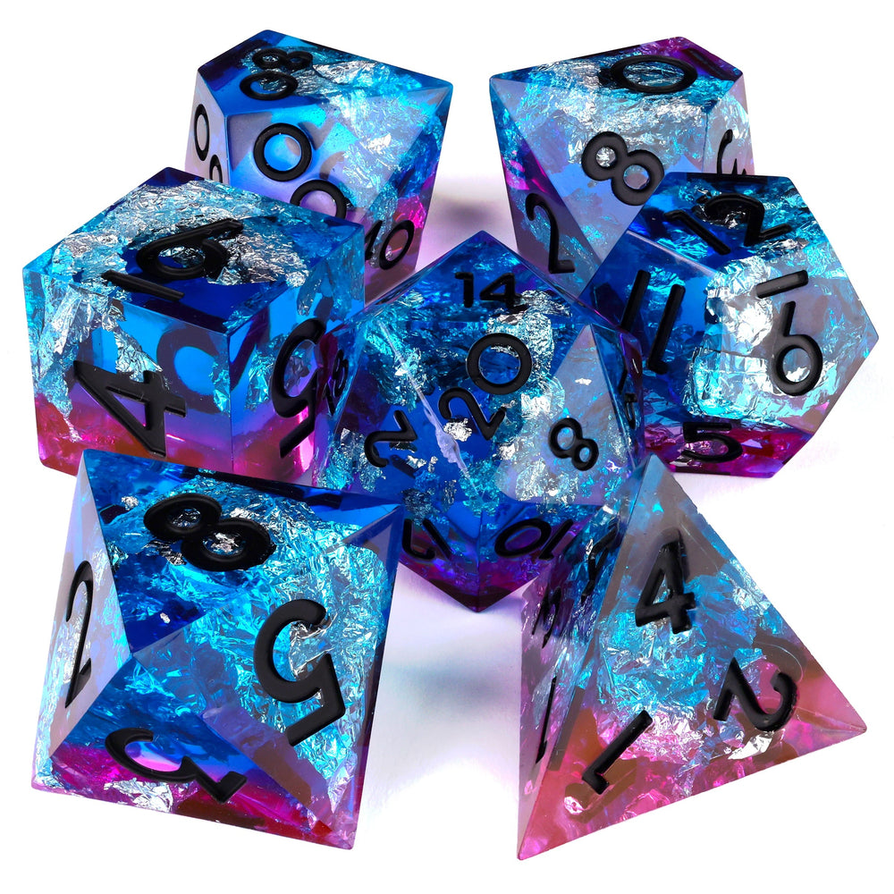 Electric Rave RPG Dice Set | 7 Pieces