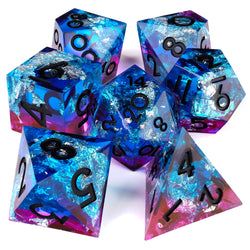 Electric Rave RPG Dice Set | 7 Pieces