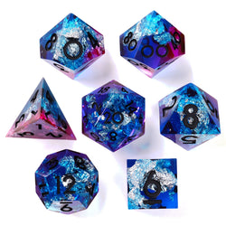 Electric Rave RPG Dice Set | 7 Pieces