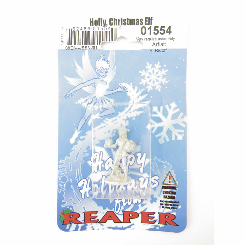 RPR01554 Holly Christmas Elf Miniature 25mm Heroic Scale Special Edition (ONLINE ORDER ONLY)