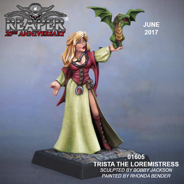 RPR01605 Trista The Loremistress Miniature Special Edition June 2017 (ONLINE ORDER ONLY)