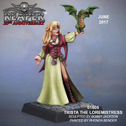 RPR01605 Trista The Loremistress Miniature Special Edition June 2017 (ONLINE ORDER ONLY)