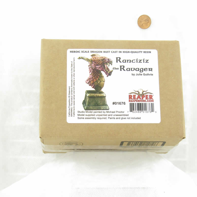 RPR01676A Ranciziz The Ravager Resin Dragon Bust Miniature Figurine 25mm Heroic Scale Reaper Miniatures (ONLINE ORDER ONLY)