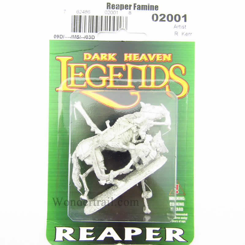 RPR02001 Reaper Famine Monster Miniature 25mm Heroic Scale Dark Heaven Legends Reaper Miniatures (ONLINE ORDER ONLY)