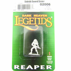 RPR02006 Sidrith Sword Sister Fighter Miniature 25mm Heroic Scale Dark (ONLINE ORDER ONLY)