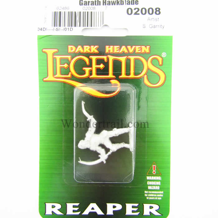RPR02008 Garath Hawkblade Fighter Miniature 25mm Heroic Scale (ONLINE ORDER ONLY)