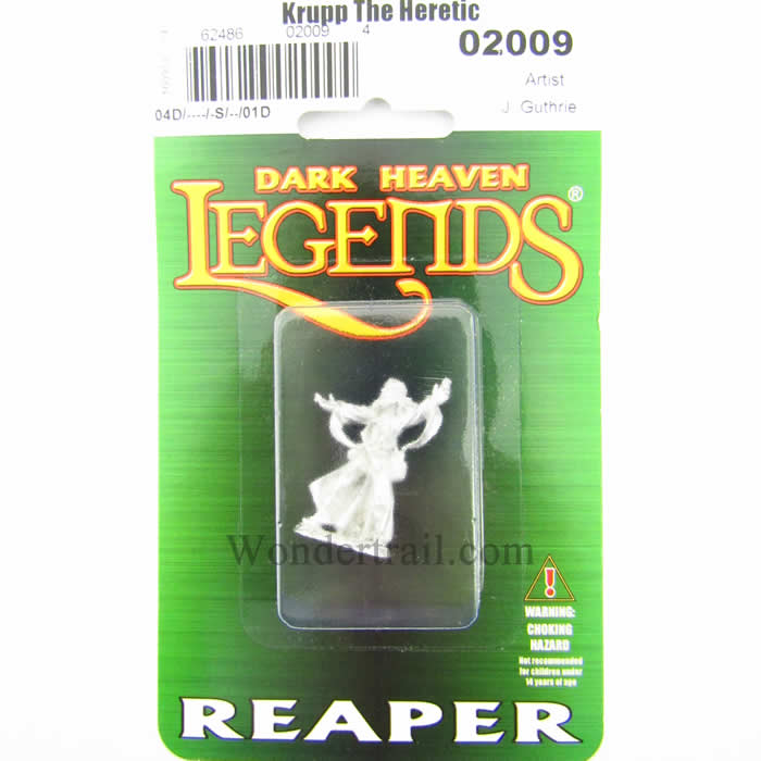 RPR02009 Krupp The Heretic Wizard Miniature 25mm Heroic Scale (ONLINE ORDER ONLY)