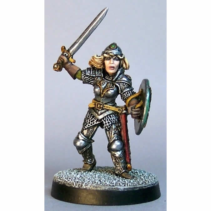 RPR02026 Brigette of the Blade Fighter Miniature 25mm Heroic Scale (ONLINE ORDER ONLY)