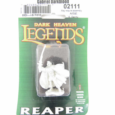RPR02111 Gabriel Darkblood Undead Miniature 25mm Heroic Scale (ONLINE ORDER ONLY)