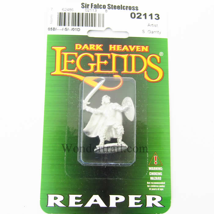 RPR02113 Sir Falco Steelcross Fighter Miniature 25mm Heroic Scale (ONLINE ORDER ONLY)