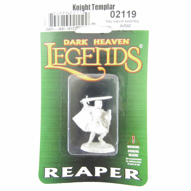 RPR02119 Knight Templar Miniature 25mm Heroic Scale Dark Heaven (ONLINE ORDER ONLY)