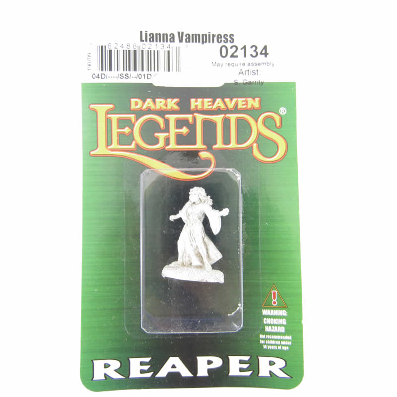 RPR02134 Lianna Vampiress Miniature 25mm Heroic Scale Dark Heaven (ONLINE ORDER ONLY)