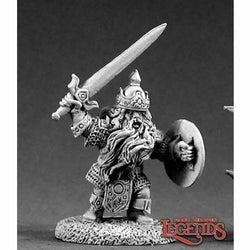 RPR02135 King Norin Sliverbeard Fighter Miniature 25mm Heroic Scale (ONLINE ORDER ONLY)