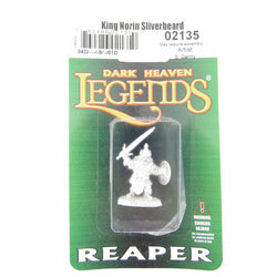 RPR02135 King Norin Sliverbeard Fighter Miniature 25mm Heroic Scale (ONLINE ORDER ONLY)