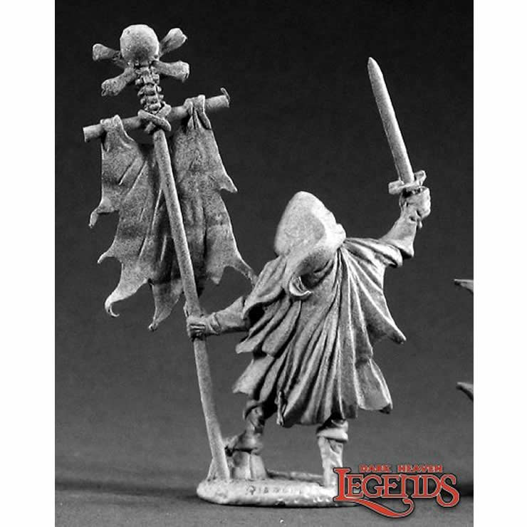 RPR02137 Skeleton Stdandard Bearer Miniature 25mm Heroic Scale (ONLINE ORDER ONLY)
