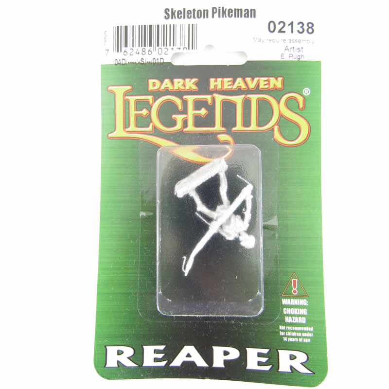 RPR02138 Skeleton Pikeman Miniature 25mm Heroic Scale Dark Heaven (ONLINE ORDER ONLY)