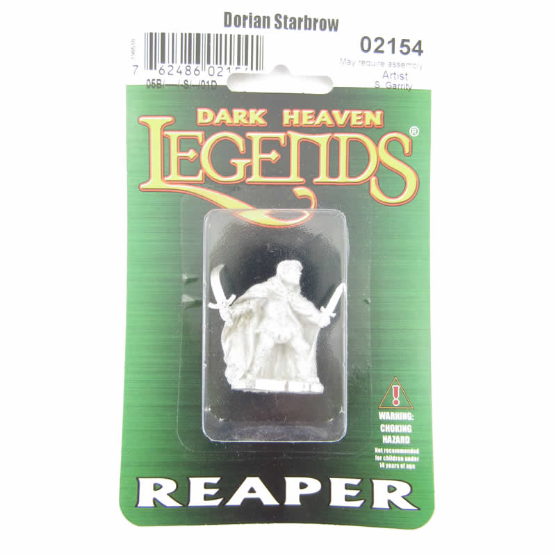 RPR02154 Dorian Starbrow Roque Miniature 25mm Heroic Scale (ONLINE ORDER ONLY)